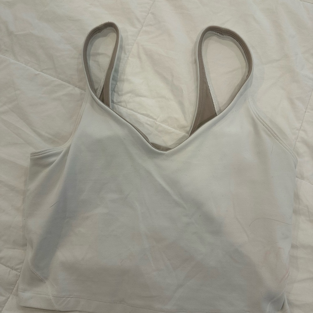 White lululemon align tank